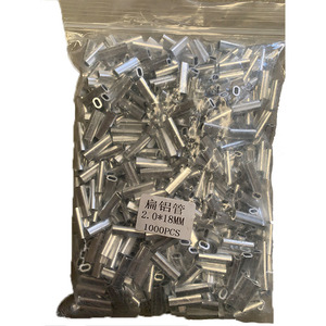 1000ps bulk pack crimps 2.0 18mm - JIGGLE LURE FISHING TACKLE WHOLESALE on Vendorama