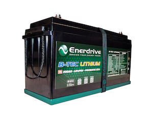 Enerdrive B-TEC G2 Lithium Battery with Bluetooth Monitor 12V/200AH