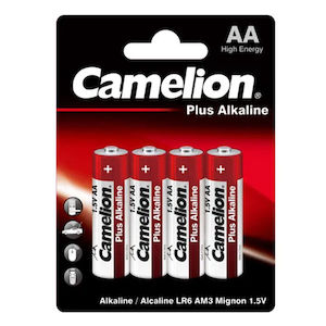 Batteries: Camelion Plus AA Alkaline Batteries 4pk