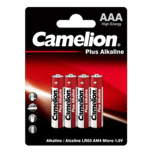 Batteries: Camelion Plus AAA Alkaline Batteries 4pk