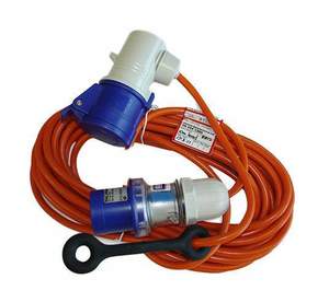 Products: Electrex Caravan Power Lead Angled 10m