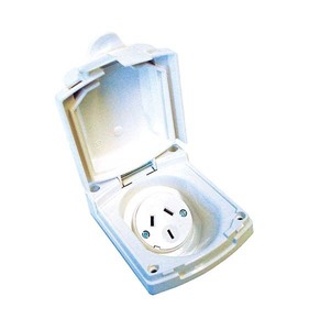 Other Electrical Parts: Clipsal External Power Outlet White 240V/10A