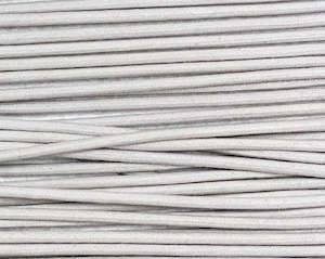 3mm Waxed Cotton Cord: 3mm Waxed Cotton Cord Silver grey col 8