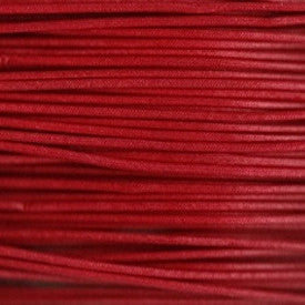 3mm Waxed Cotton Cord: 3mm Waxed Cotton Cord Dark Red Col. 21