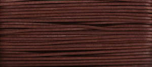 3mm Waxed Cotton Cord Chocolate Brown col 25