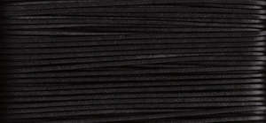 3mm Waxed Cotton Cord Black Col 26