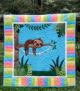 Sleepy Steve Cot/Floor Quilt Pattern designed by Tegan Montgomery-Williams