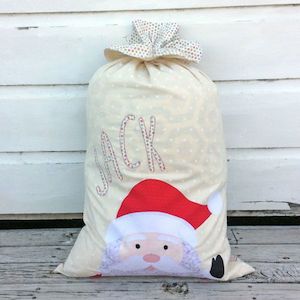 Apple Basket Patterns And Kits: Santa Sack - Santa Kit Designed by Tegan Montgomery-Williams