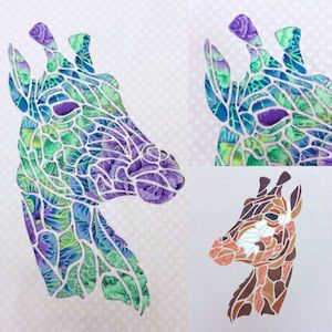 Safari Series - George the Giraffe pattern designed by Tegan Montgomery-Williams