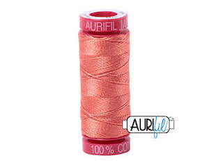 Aurifil 12wt. 50 mtr spool. 6729 Tangerine Dream