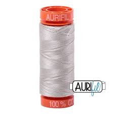 Aurifil 12wt. 50 mtr spool. 6724 Moonshine
