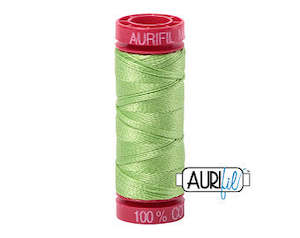 Aurifil Cotton Thread 12 Wt: Aurifil 12wt. 50 mtr spool. 5017 Shinning Green