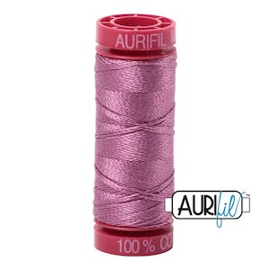 Aurifil 12wt. 50 mtr spool. 5003 Wine