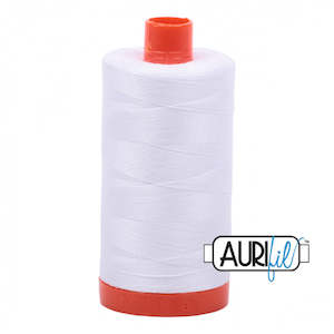 Aurifil 50 WT Cotton Thread Colour: White 2024