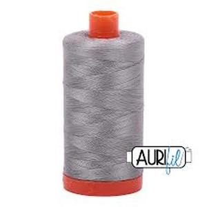 Aurifil 50 WT Cotton Thread Colour: Stainless Steel 2620