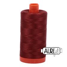 Aurifil 50 WT Cotton Thread Colour: Rust 2355