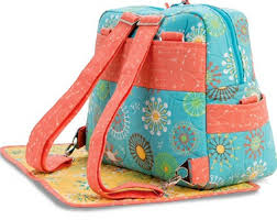Every Day Every Way Diaper Bag Backpack purse Pattern  byannie