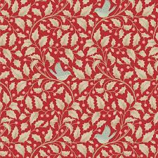 Merry Little Christmas Holly Red 100621