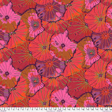 Kaffe Fassett Lotus Leaf - PWGP029 Wine