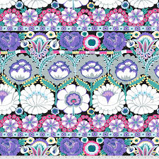 Kaffe Fassett Fabrics: Kaffe Fassett Embroidered Flowers - PWGP185 Contrast