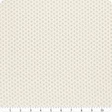 Laundry Basket Quilts: Sewing Bird Blue Circles Cream