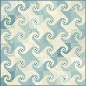 Laundry Basket Quilts Patterns: Blue Jay Bay Pieced Quilt Pattern