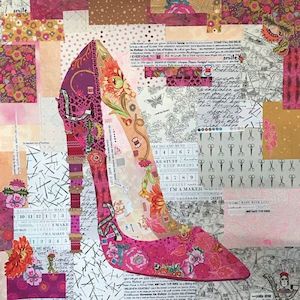 Pink Pump by Laura Heine 30" x 31"
