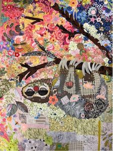 Laura Heine Patterns: Laura Heine Cloth Sloth Collage Pattern