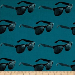 Dapper Prints by Luke for Moda - Mercury Rising Dusk Mountain Sunglasses