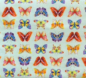 Novelties: Butterflies Pastel Aqua
