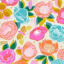 Stay Gold Floral Ivory by Melody Miller