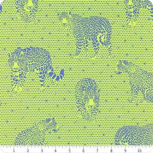 Sale Fabrics: Daydreamer PWTP174 Kiwi - Lil Jaguars