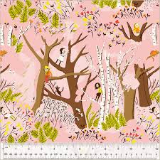 Childrens Prints: Heather Ross - Studio Edit - Girls in Trees