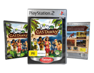 PlayStation 2: The SIMS 2 CASTAWAY (PS2) EXCELLENT & COMPLETE