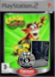 Crash Bandicoot: CRASH TWINSANITY (PS2) DISC EXCELLENT