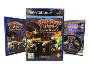 Ratchet & Clank 3 Up Your Arsenal (PS2 ORIGINAL PRINT) EXCELLENT COMEPLETE