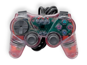 Products: Gamester PS1 Controller Translucent Red