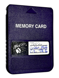 Mad Catz PS1 Memory Card (Purple)