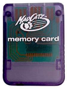 MADCATZ Sony PlayStation Memory Card (PS1 Memory Card)