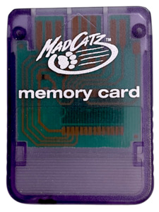 Products: MADCATZ Sony PlayStation Memory Card (PS1 Memory Card)
