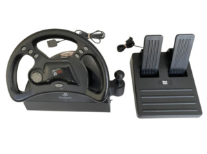 Products: Mad Catz Racing Wheel & Pedals (PS1)