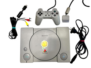 Sony PlayStation 1 Console Bundle (Console, Controller, Cables)