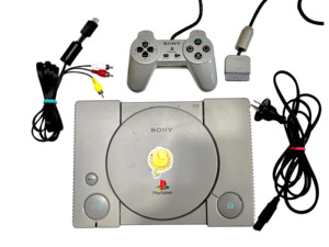 Products: Sony PlayStation 1 Console Bundle (Console, Controller, Cables)