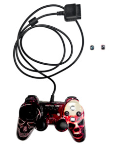 Custom Skull Design Wired Controller (PS2 Controller)