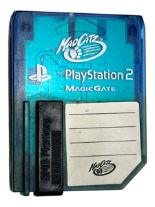 Products: MADCATZ PS2 Memory Card (Translucent Blue)