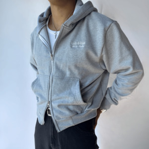 City Of Sails Collection: Light Grey Yacht Club Hoodie (Unisex)