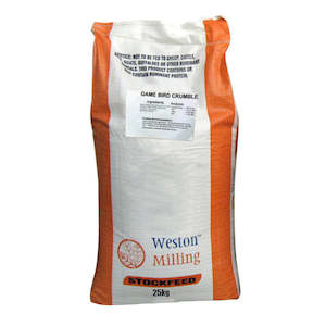 Chicken Feed: Game Bird Crumble 25kg | Weston