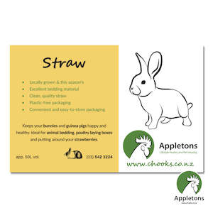 Goat: Straw | 50L Cardboard Box | Bedding