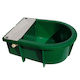 Large Green Nylon Water Trough 9L | Ideal for Stock