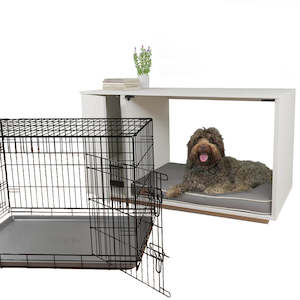 Dog: 2-in-1 Luxury Dog Bed & Crate | Fido Nook Dog House